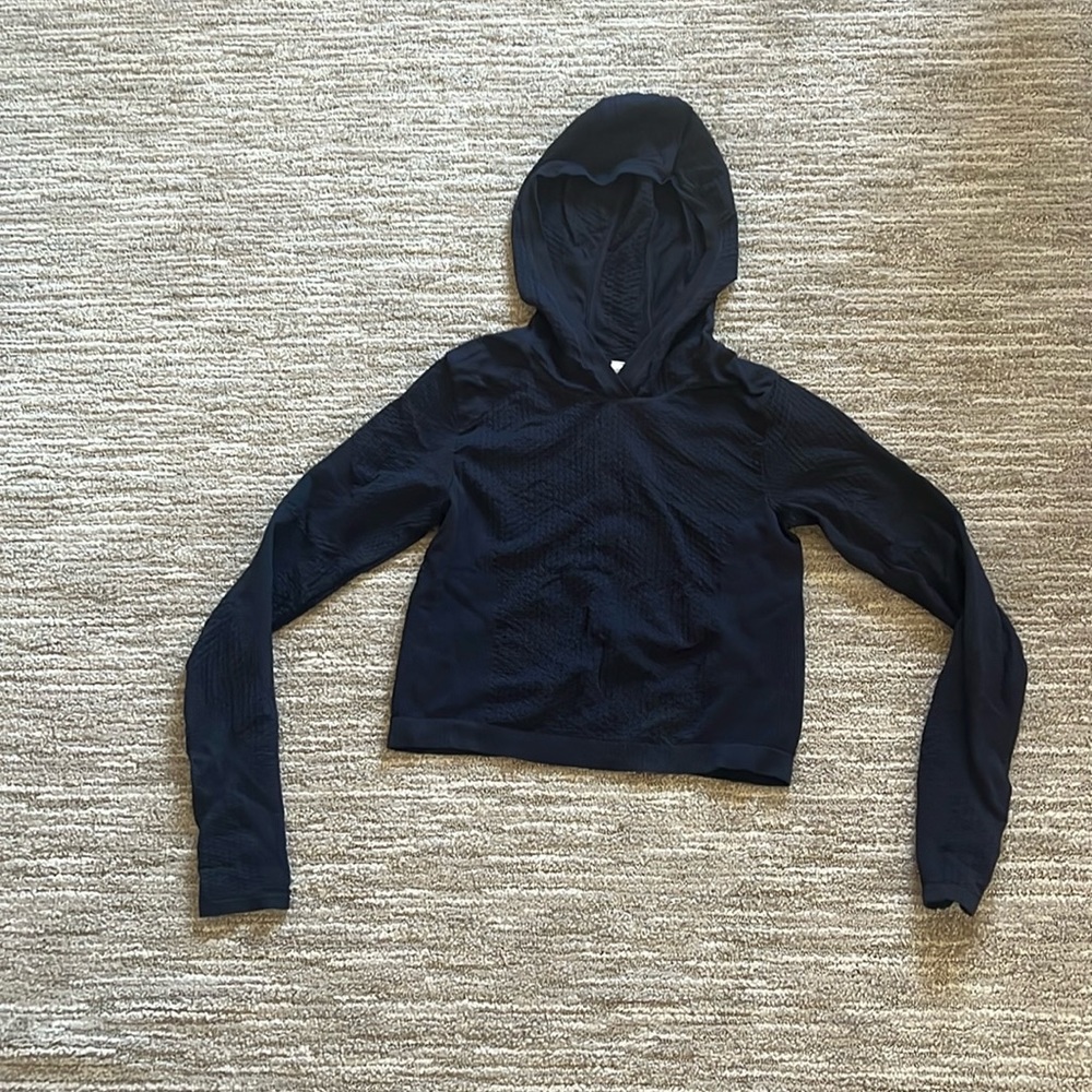 Athleta Navy Blue Lightweight Hoodie